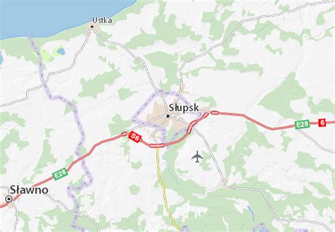 Słupsk Map .